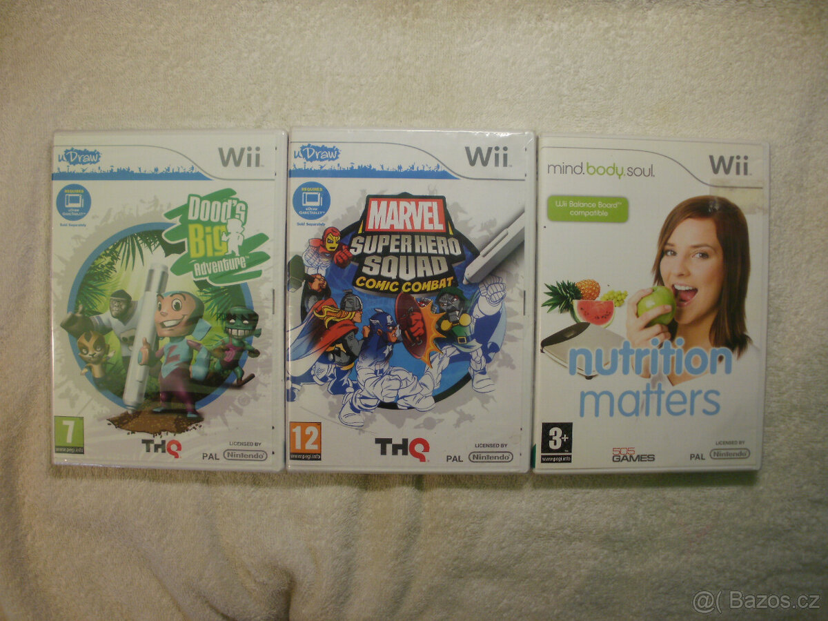 Hry na Nintendo Wii + Wii U - Nové a Použité - Ceny v textu - 8