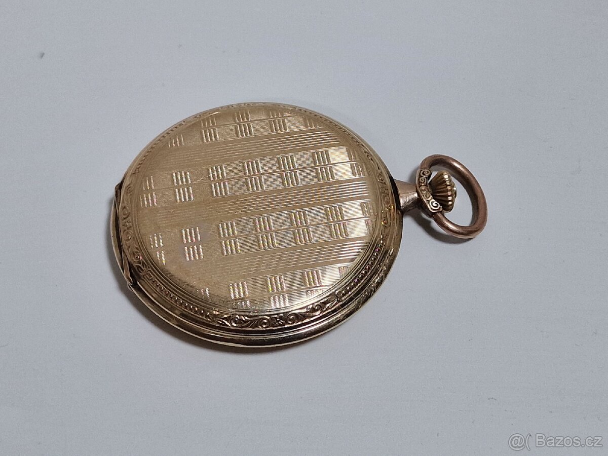 Zlaté kapesní hodinky Wyler - 8