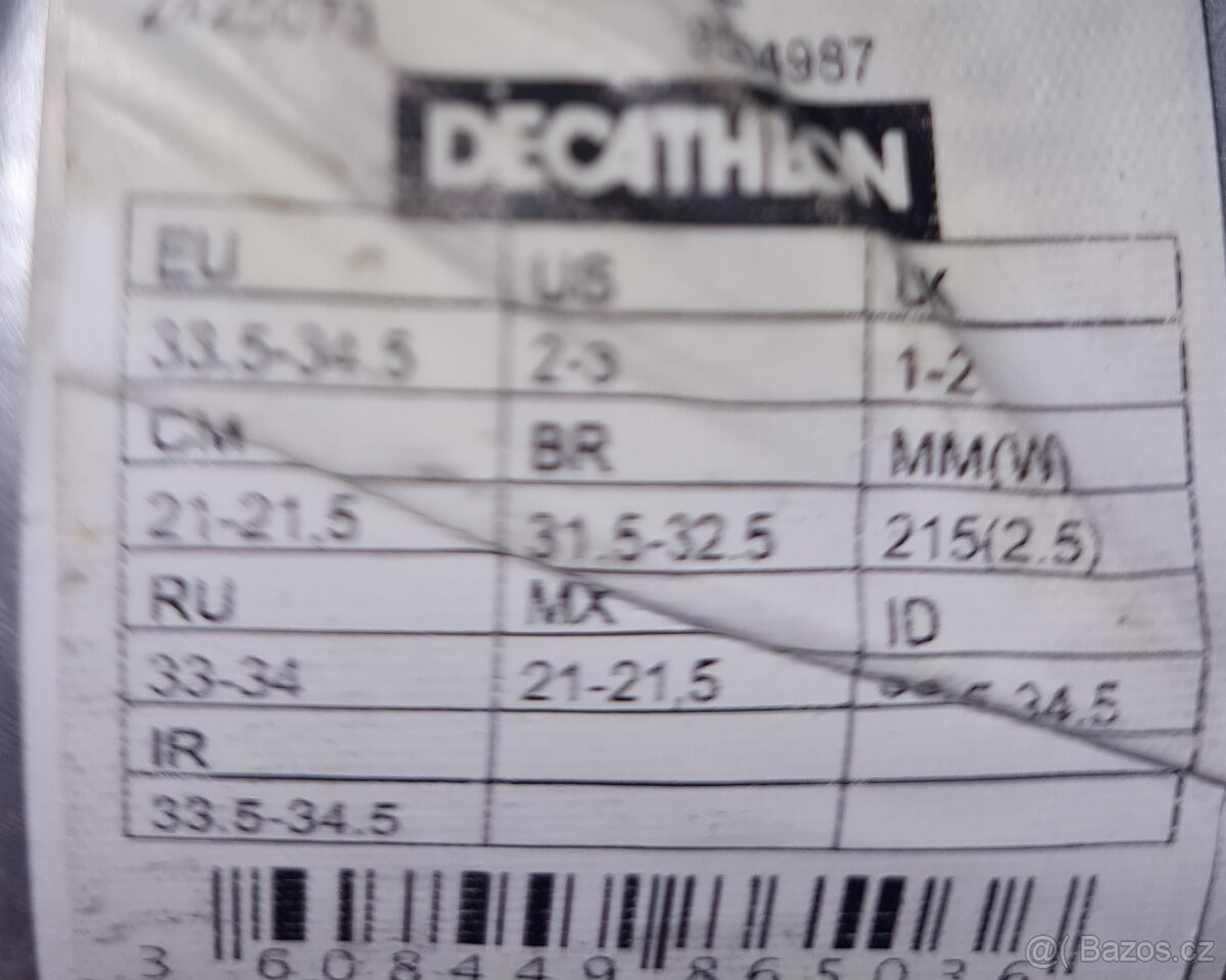 Dětské LYŽÁKY WEDZE 21-21.5 - 8