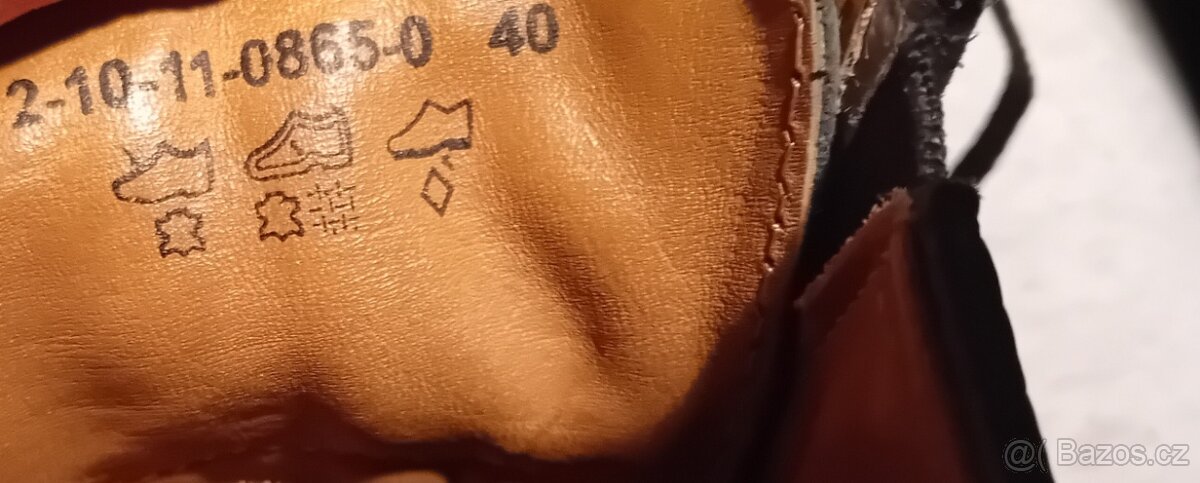 pánské celokožené polobotky zn. Genius - 8