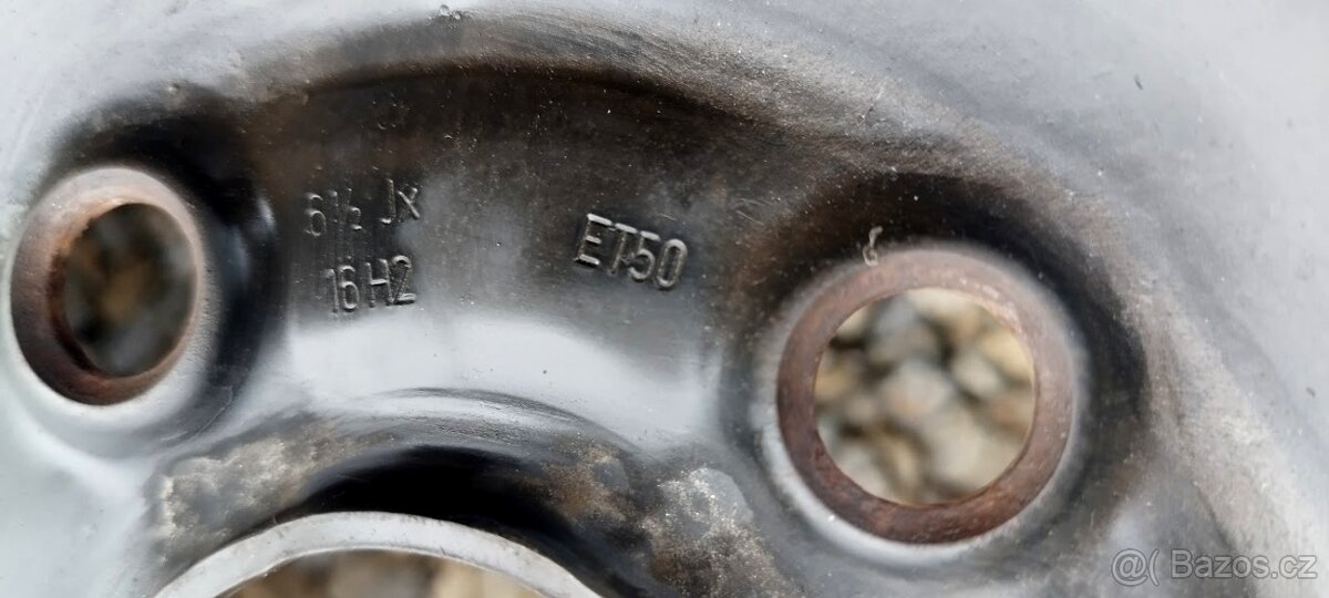 sada plechových disků 5x120 205/55 R16 ET50 - 8