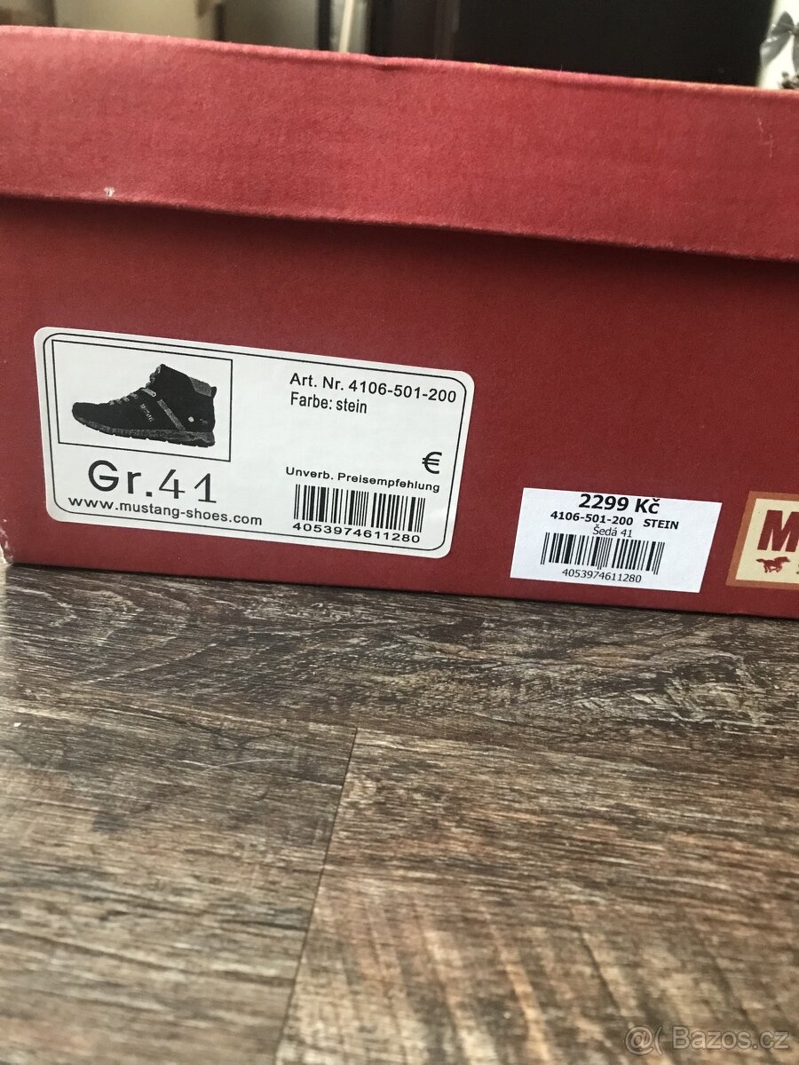 Panske kotnikove boty Mustang - 8