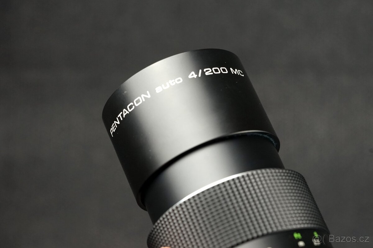 Objektiv Pentacon 200mm f4 auto MC M42 + pouzdro - 8