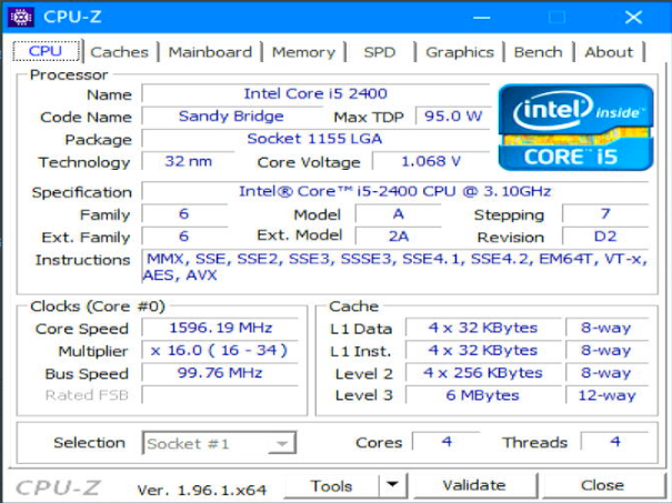 Kombo Gigabyte H61MA-D2H Intel Core i5 6GB DDR3 RAM - 8