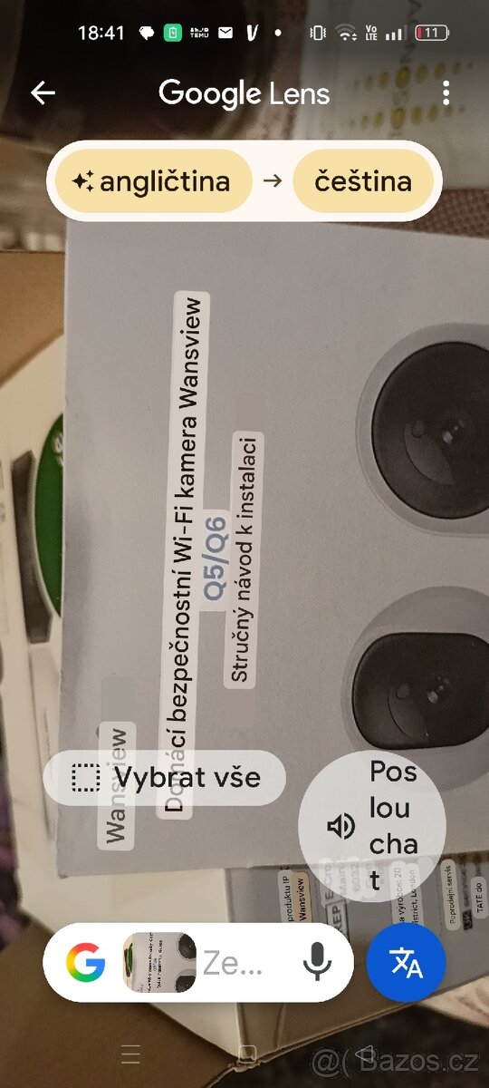 Bezpečnostní WiFi kamera - 8