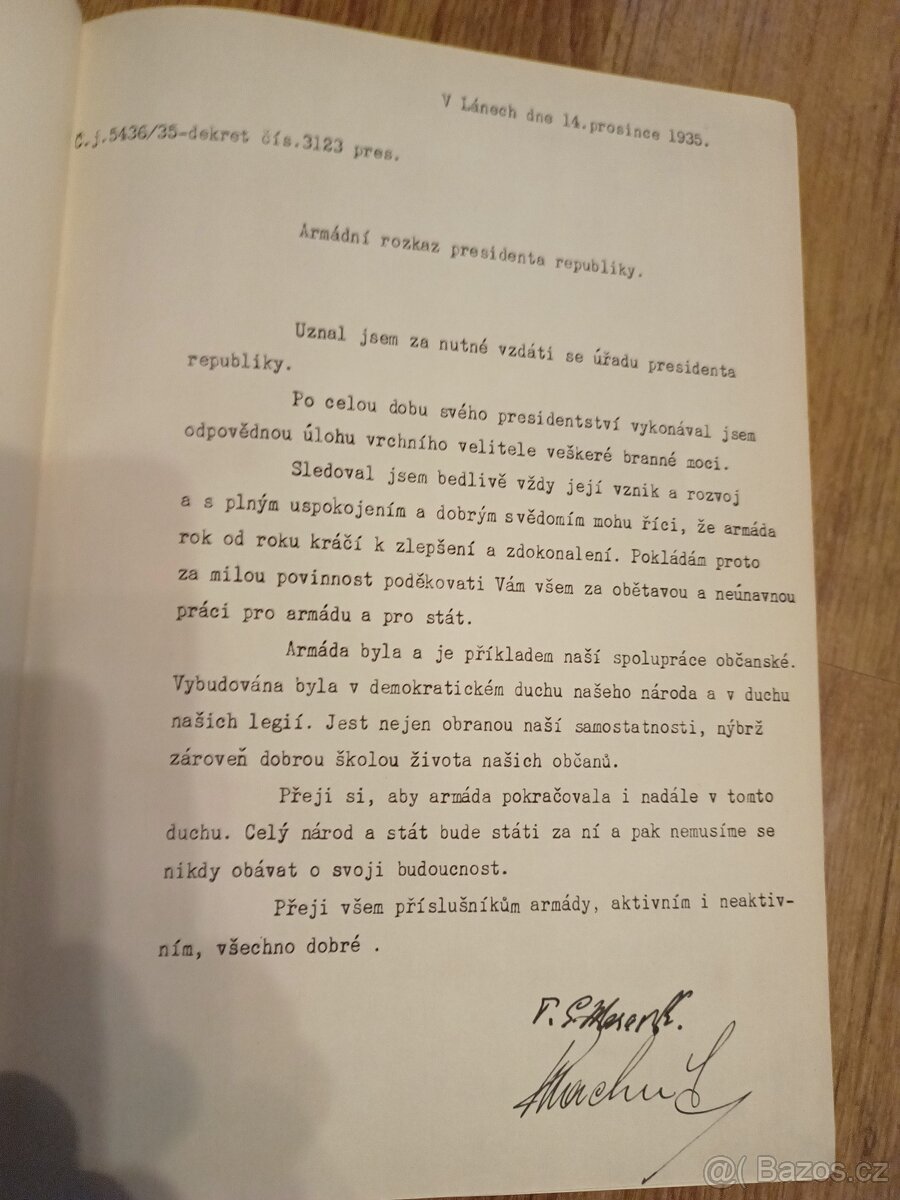 prodam knihu 20 let cs.armady-polokožena vazba 1938 - 8