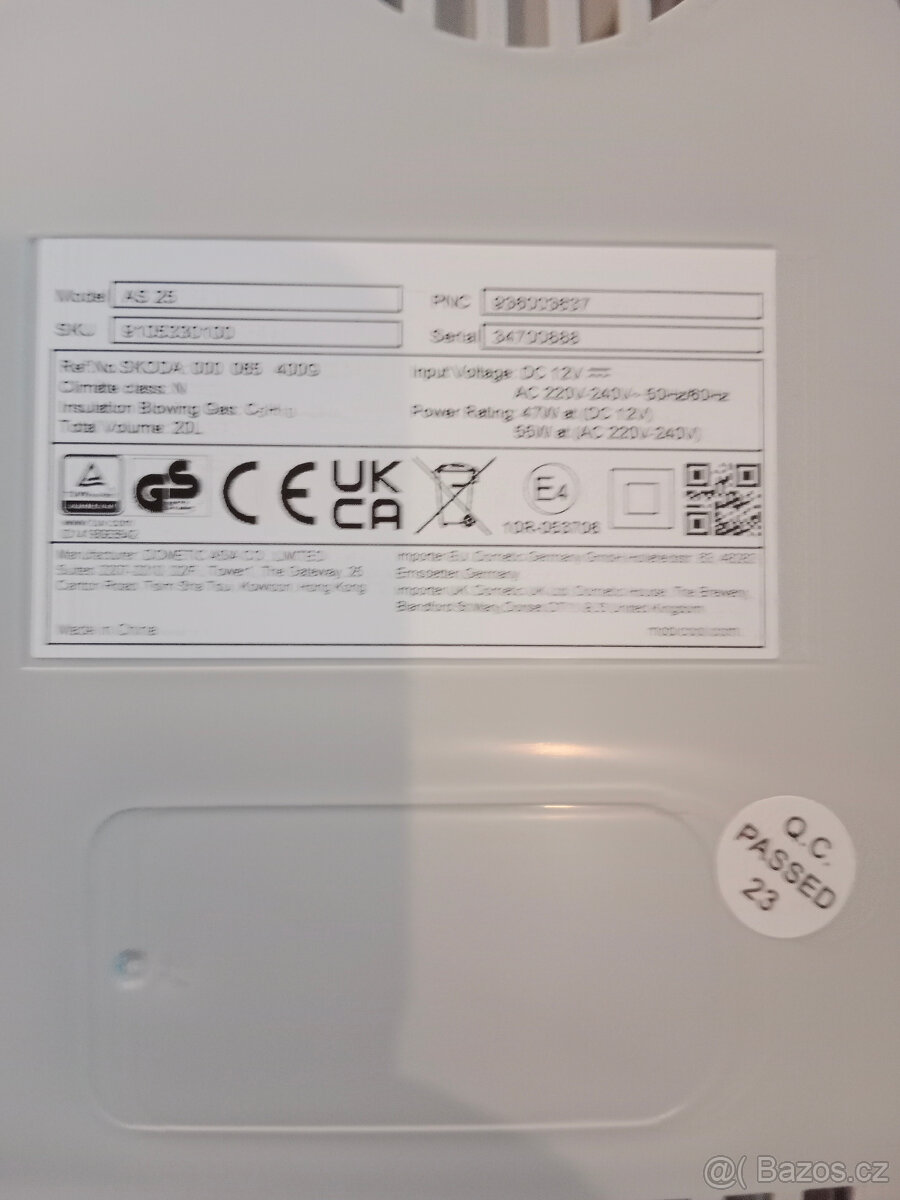 Autochladnička 20 l - 8