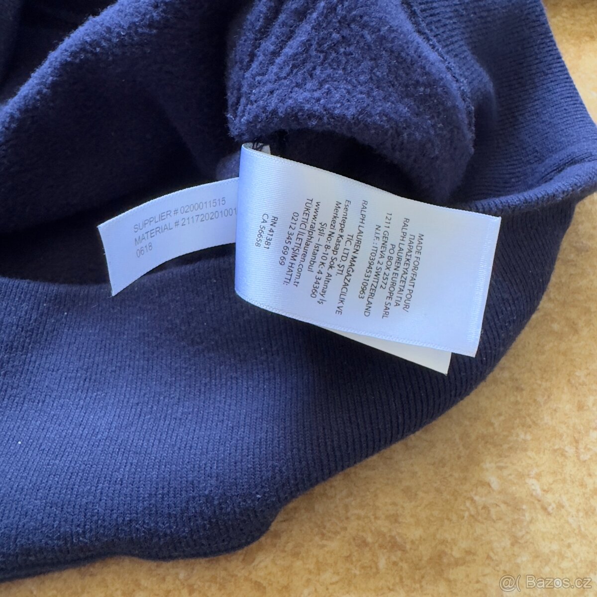 Ralph Lauren Polo modrá mikina - 8