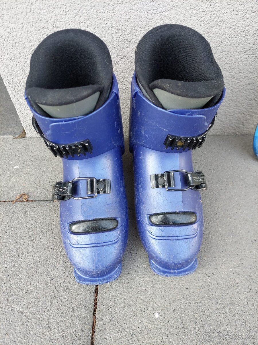 Dětské lyže STÖCKLI, 105 cm + lyžáky - 8