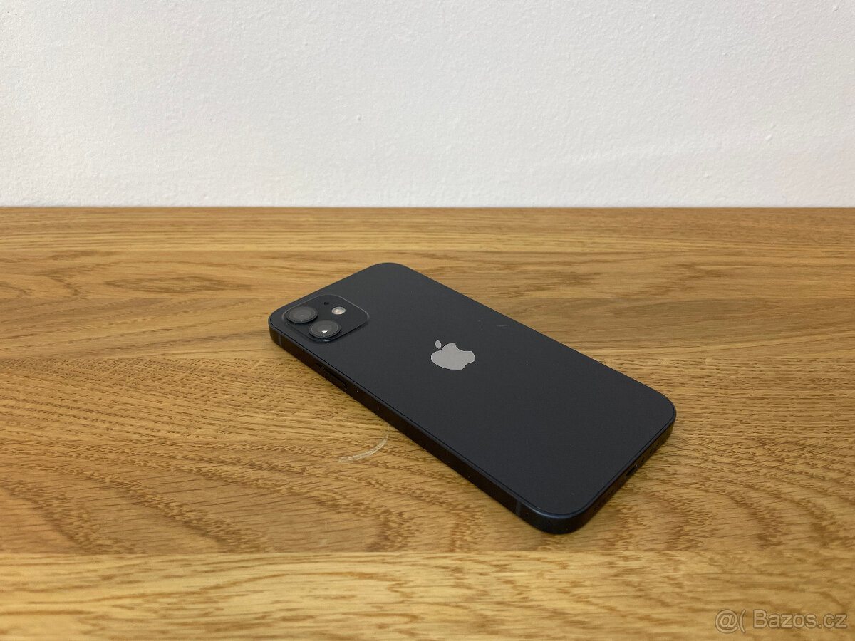 Apple iPhone 12 128GB Black - perfektní stav,baterie 83% - 8