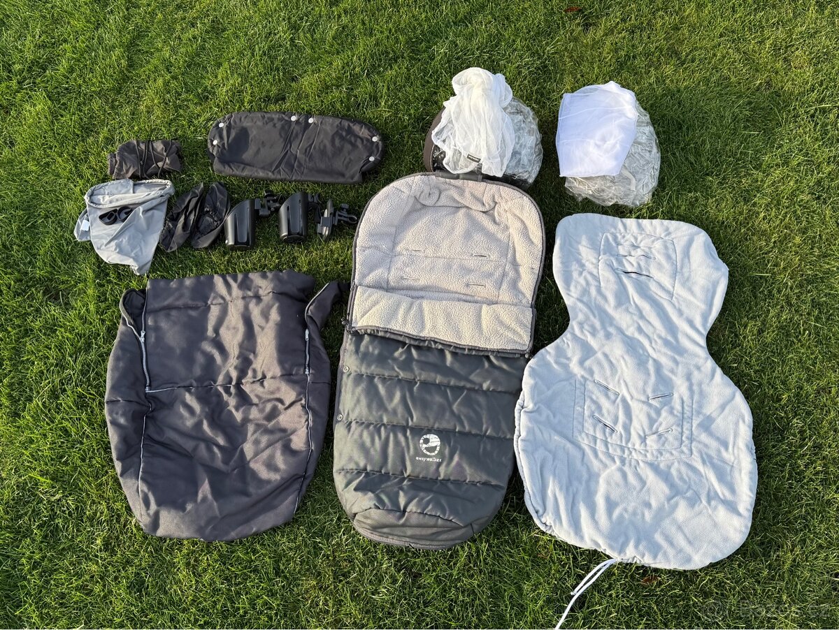 Kočárek Easywalker Sky Plus Korbička/sporťák + příslušenství - 8