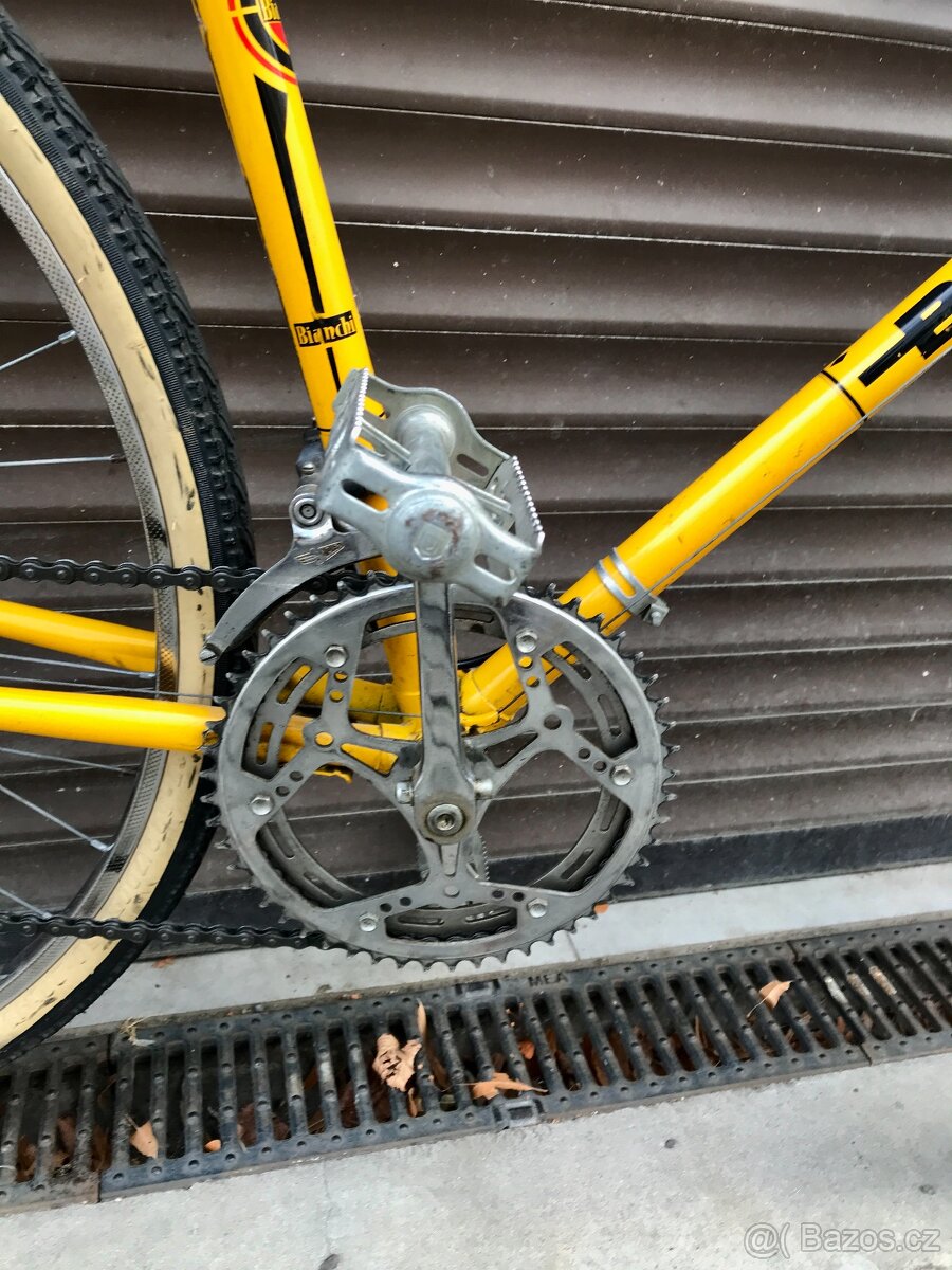 Vintage Bianchi žluťák _ 70. léta - SLEVA - 8