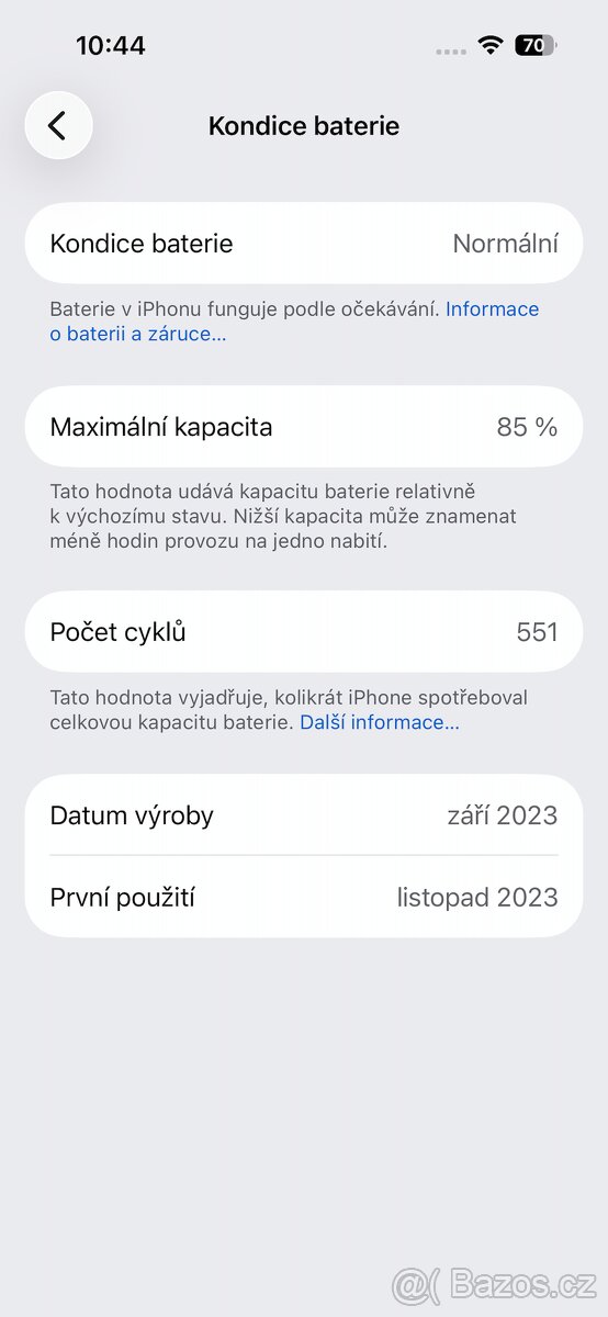 Phone 15 Pro 128 GB – Černý titan - 8