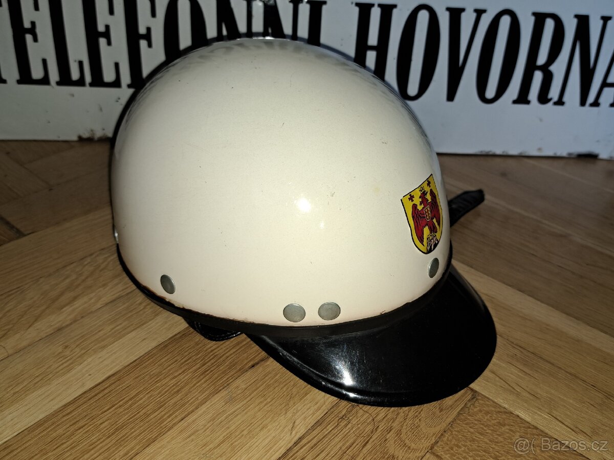 VB/SNB přilba, přilba policejní motohlídky- bílá - 8
