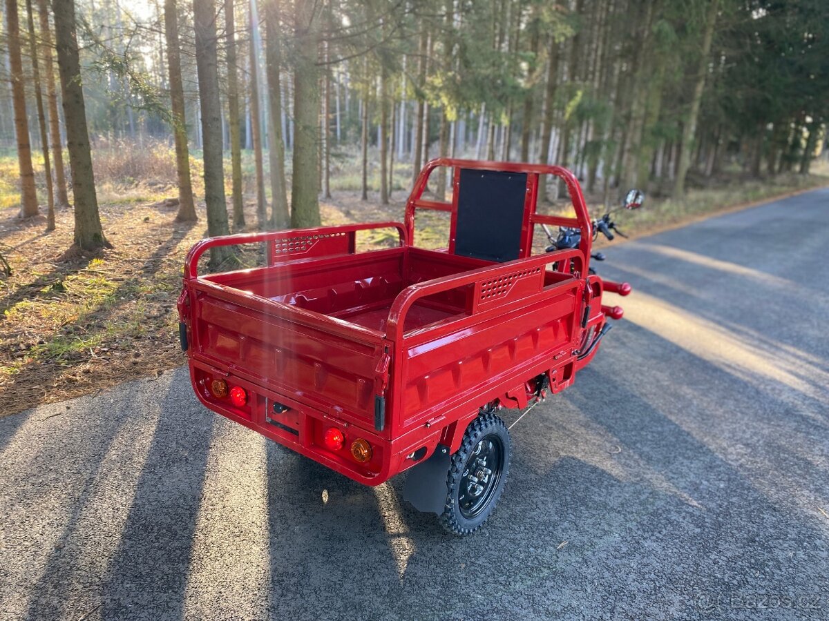 Elektro Pracovní Tříkolka - Tuk Tuk | 600kg nosnost | 45km/h - 8