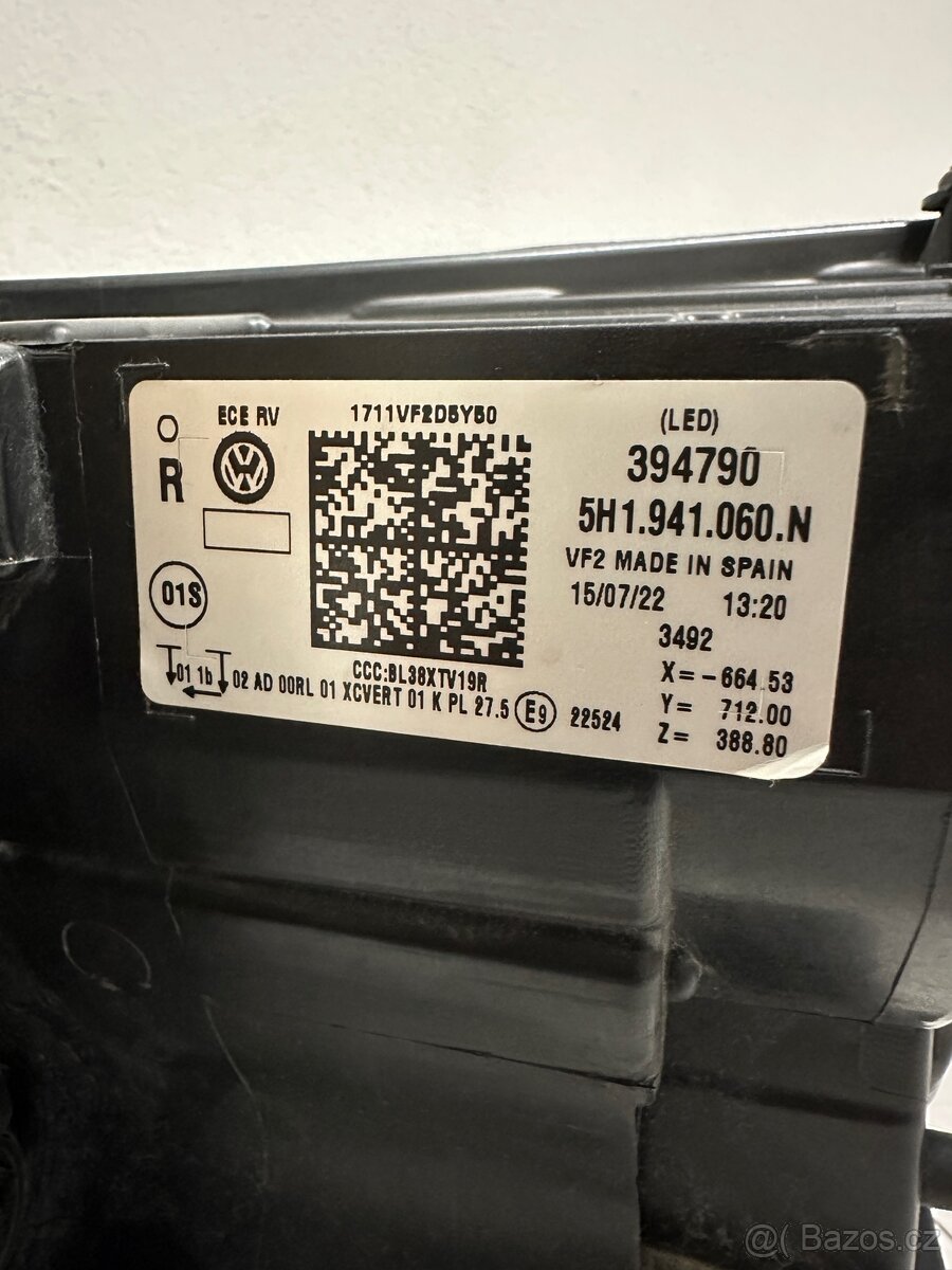 Golf 8 iQ light světlo - 8