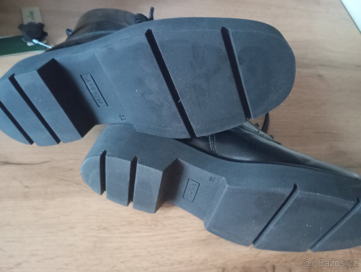 Dámské kožené nové boty, velikost 38, Gino Rossi - 8