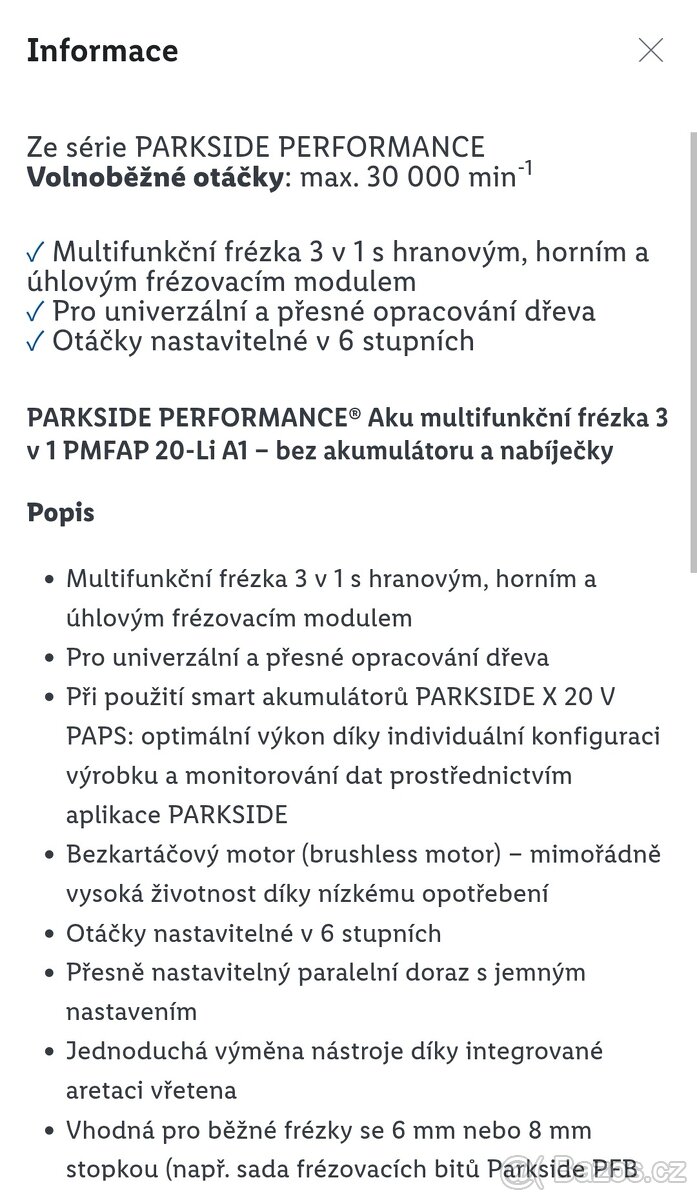 Aku horní frézka peformance 3v1 v kufru - 8