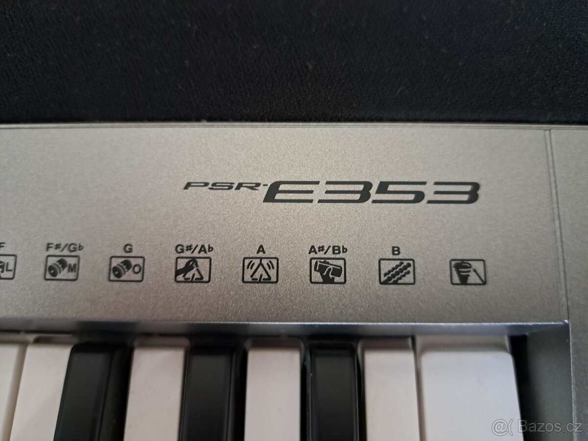 Klávesy Yamaha PSR E-353 - 8