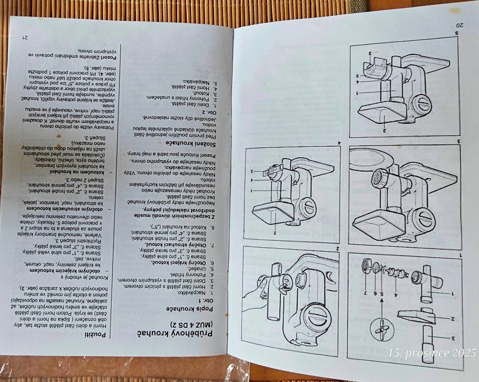 Kuchyňský robot BOSCH - 8