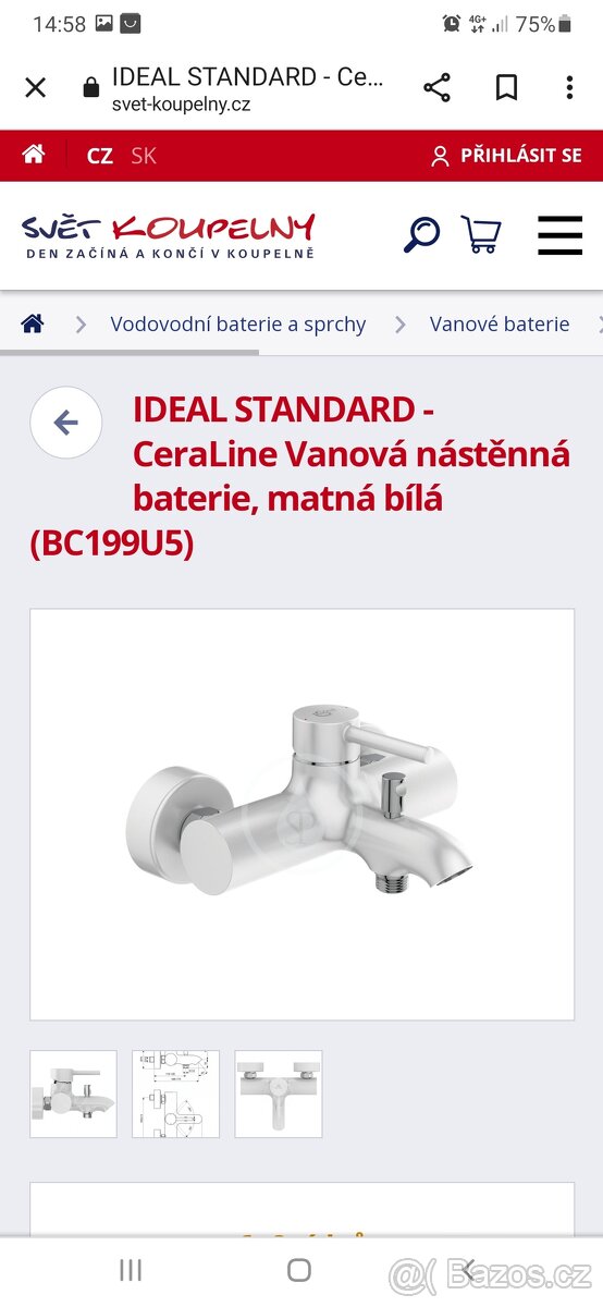 Ideal Standard baterie+ sprcha - 8