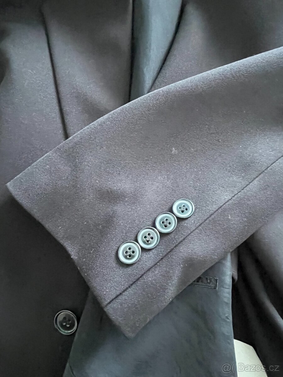 Černý pánský oblek 56/176 - 8