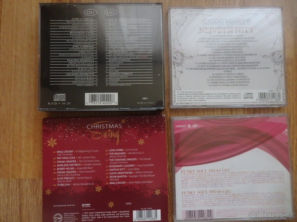 CD - levná sada po 60 Kč/kus - 8