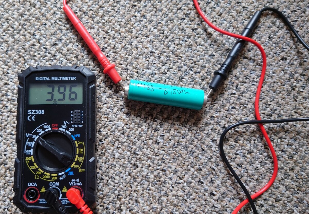 Digitální multimetr ANENG SZ308 černý - 8