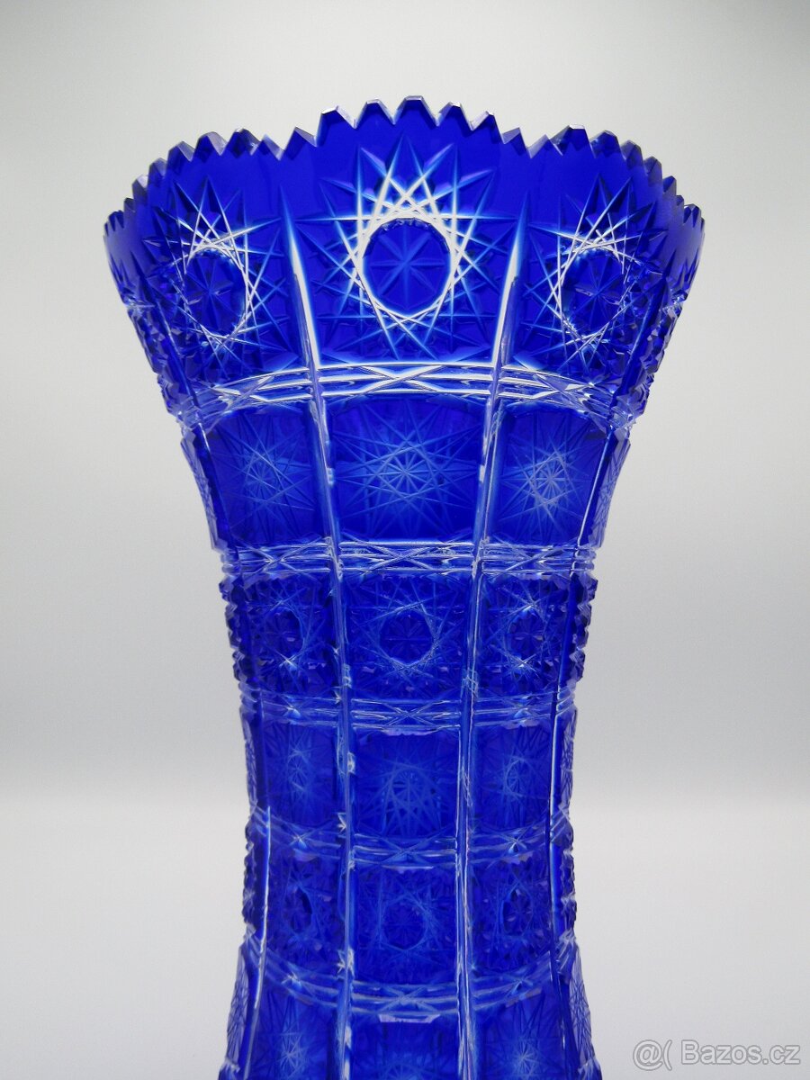 sada vázy barevný křišťál dekor paula ceasar crystal - 8