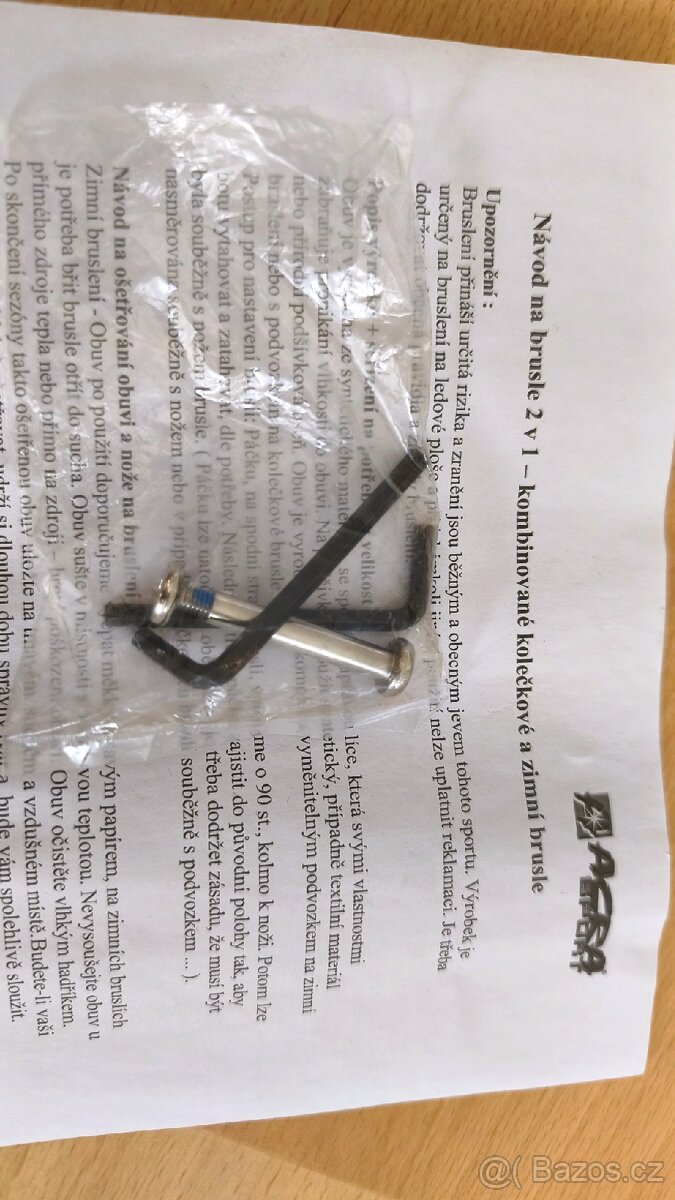 Dětské rostoucí brusle 2v1 vel. 33-36 - 8