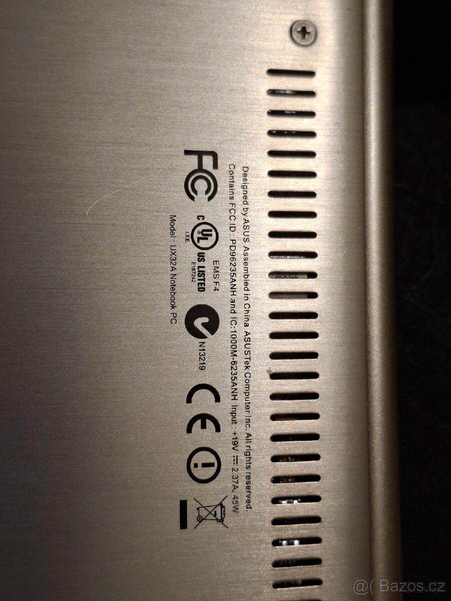 Notebook Asus Zenbook UX32A 6GB RAM 24GB SSD - 8