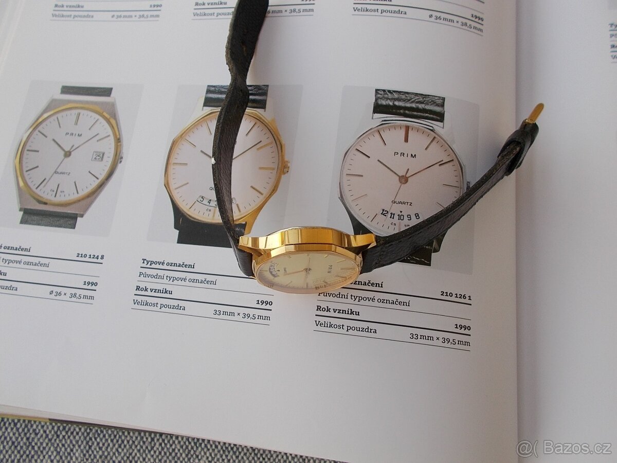 rare luxusni nenosene hodinky prim quartz rok 1990 funkci - 8