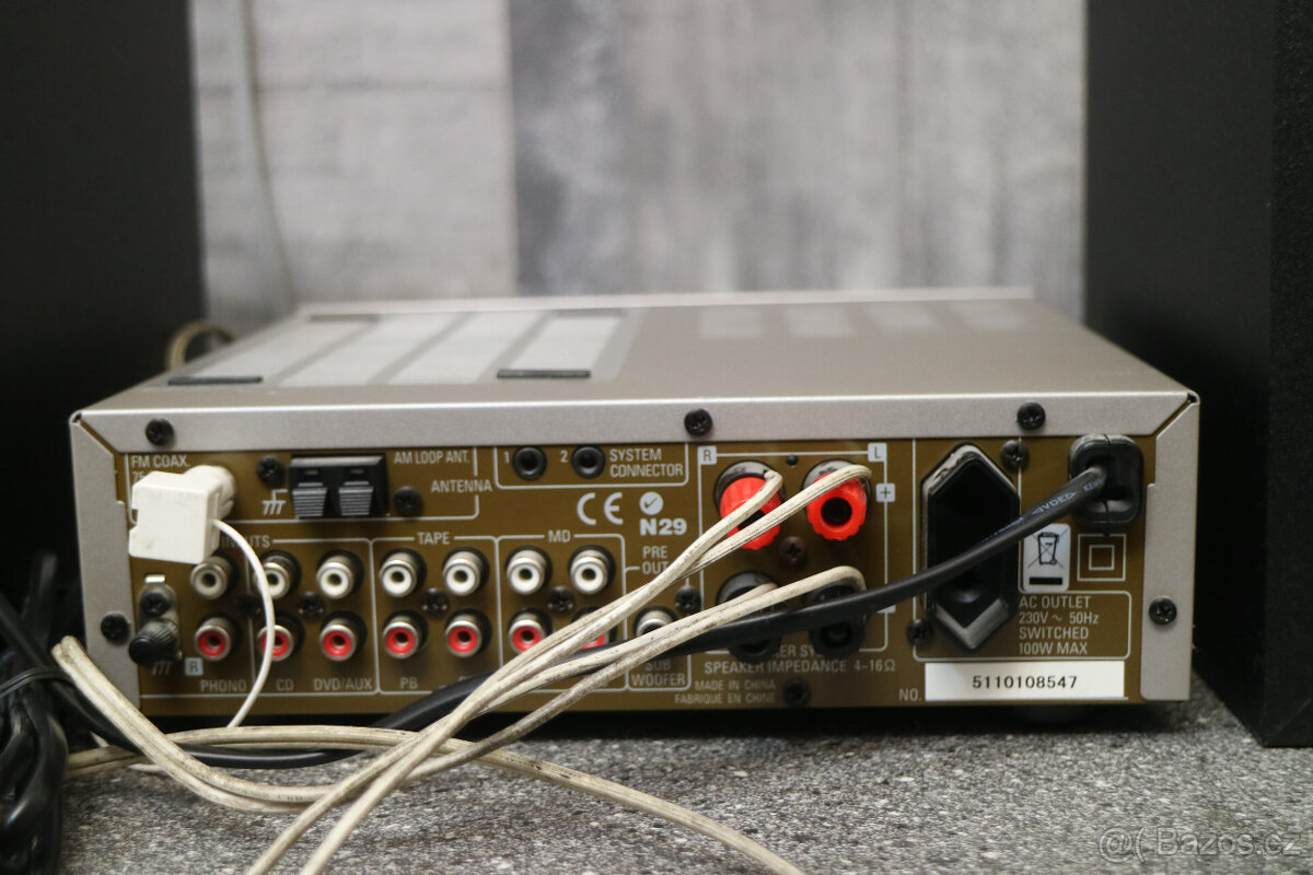 Mini system DENON DRA-F101 + Repra SC-G101BK - 8