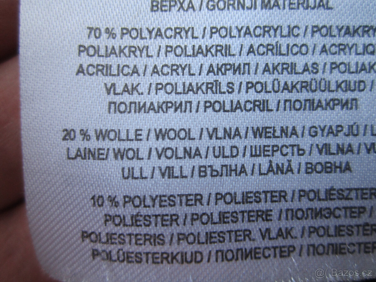 Černo bílý kabát zn. Amisu, S/M, výborný stav, vlna - 8