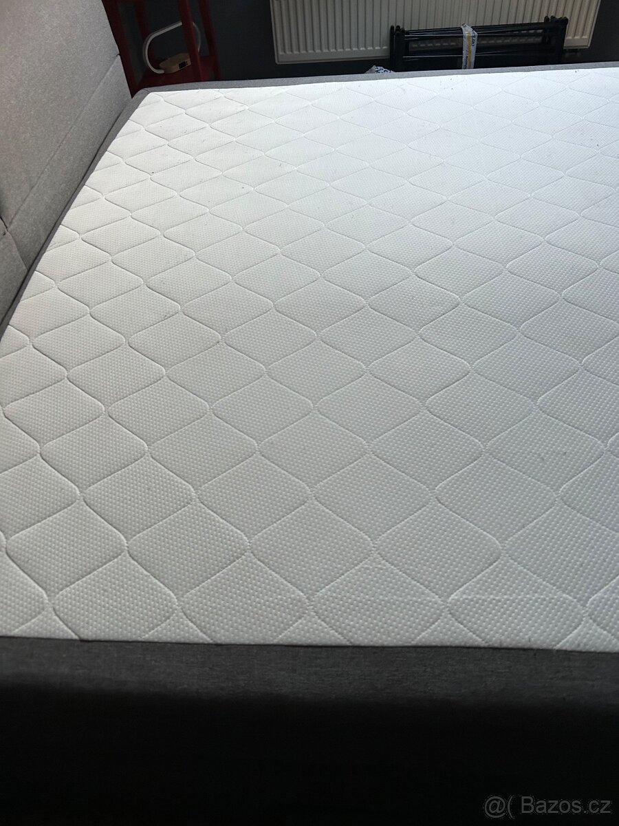Boxpring americká vysoká postel 160 x 200 cm - 8