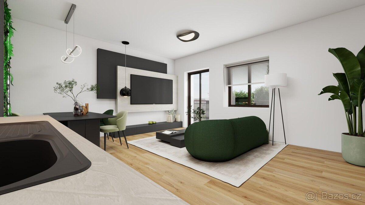 Nový střešní byt 3+kk s velkou terasou - Horská, Litvínov - 8