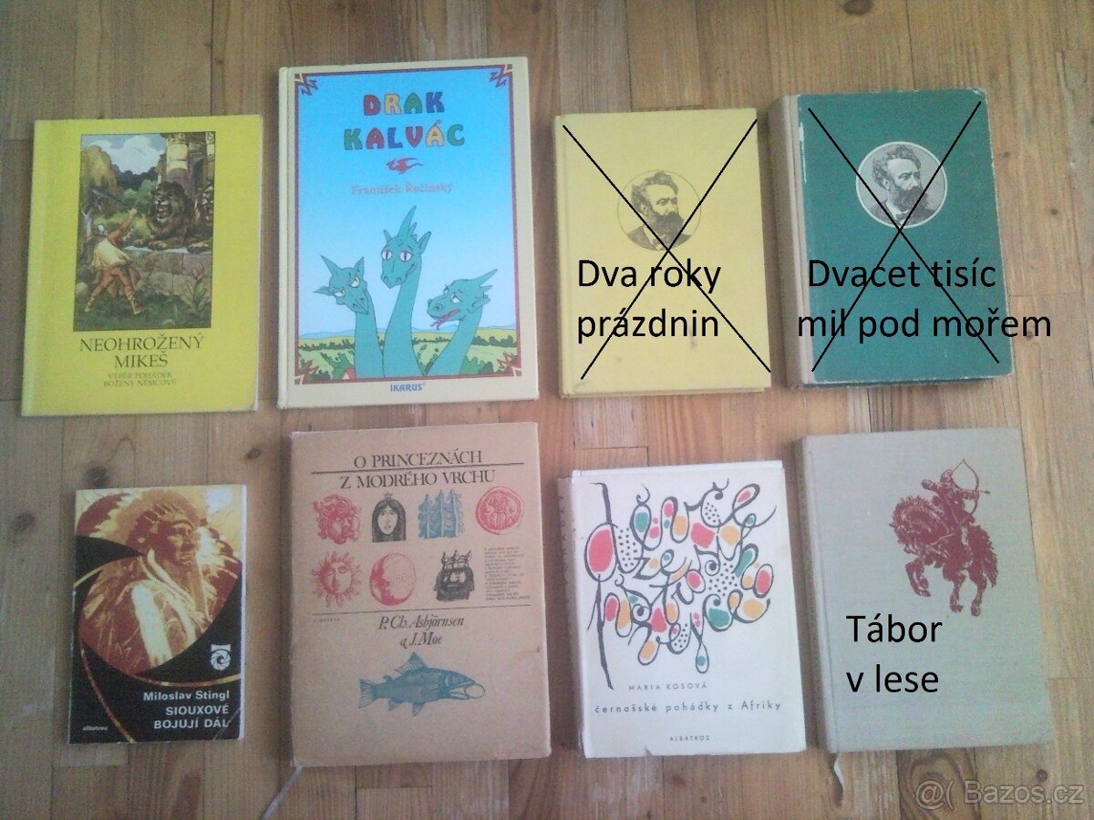 KNIHY PRO DĚTI - retro různé žánry - 8