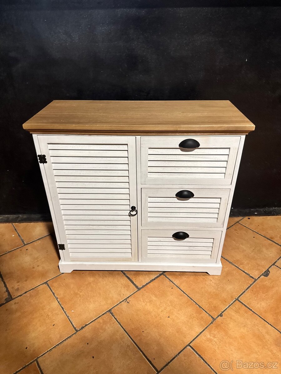 NOVÁ Krásná bílá komoda Provence - 8