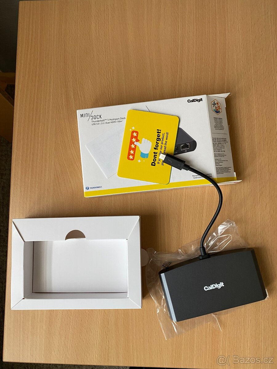 Nová mini dokovací stanice CalDigit Thunderbolt 3 - orig. b. - 8