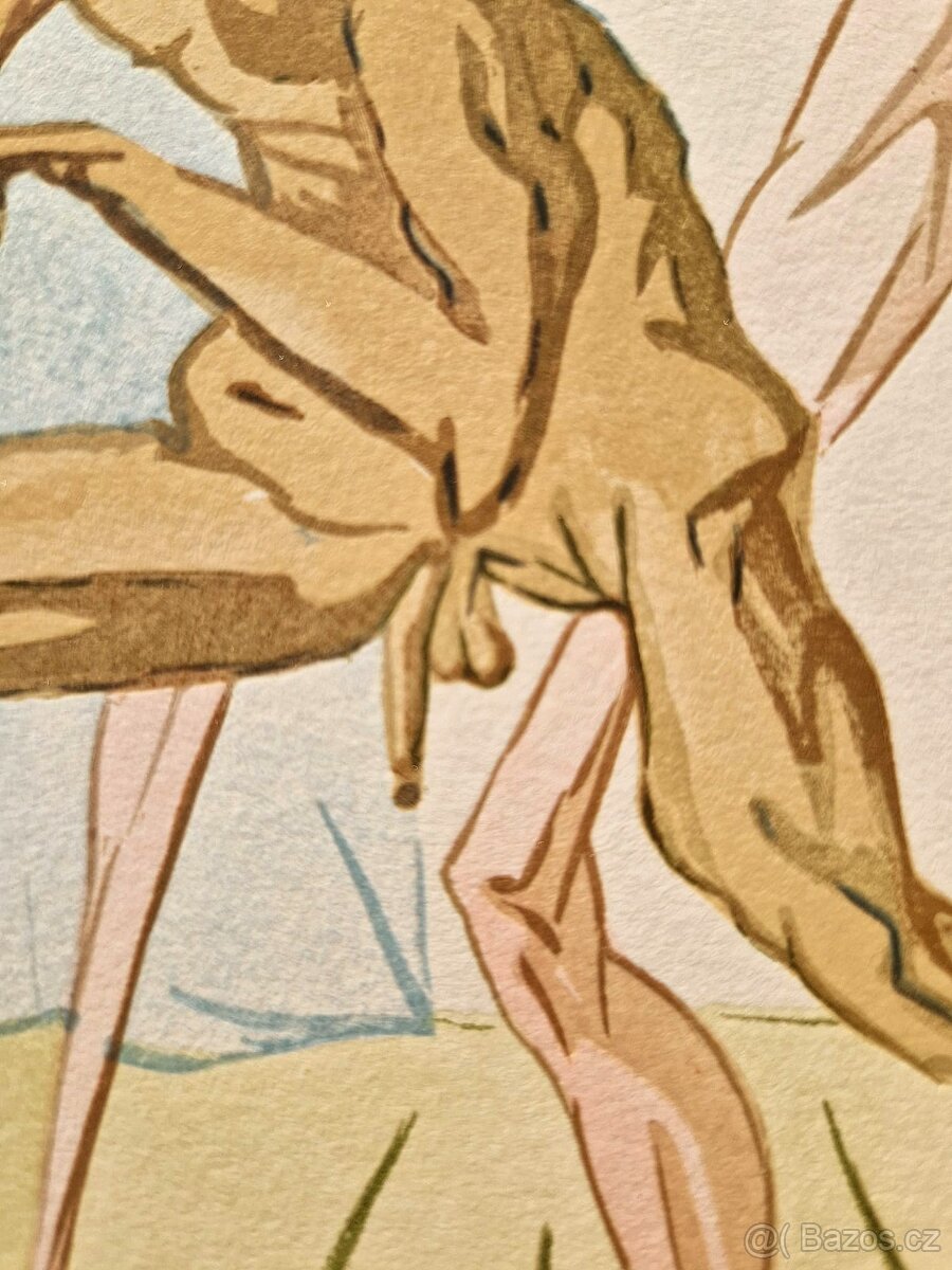 SALVADOR DALI - Obyvatelia Prata (Božská komédia - Dante) (B - 8