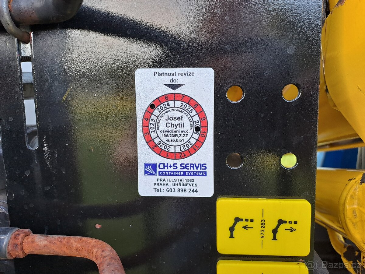 Iveco Daily 3.0l, 65C15 nosič kontejnerů, hydraulická ruka - 8