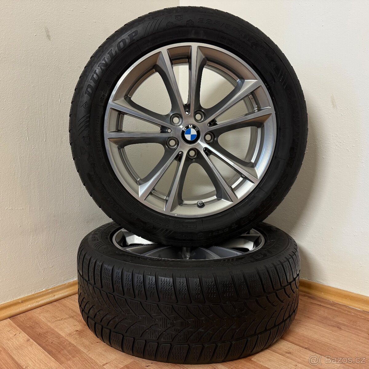 BMW 5 G30/G31 5x112 R17 ET27+ZIMNÍ 225/55R17 5/3mm - 8