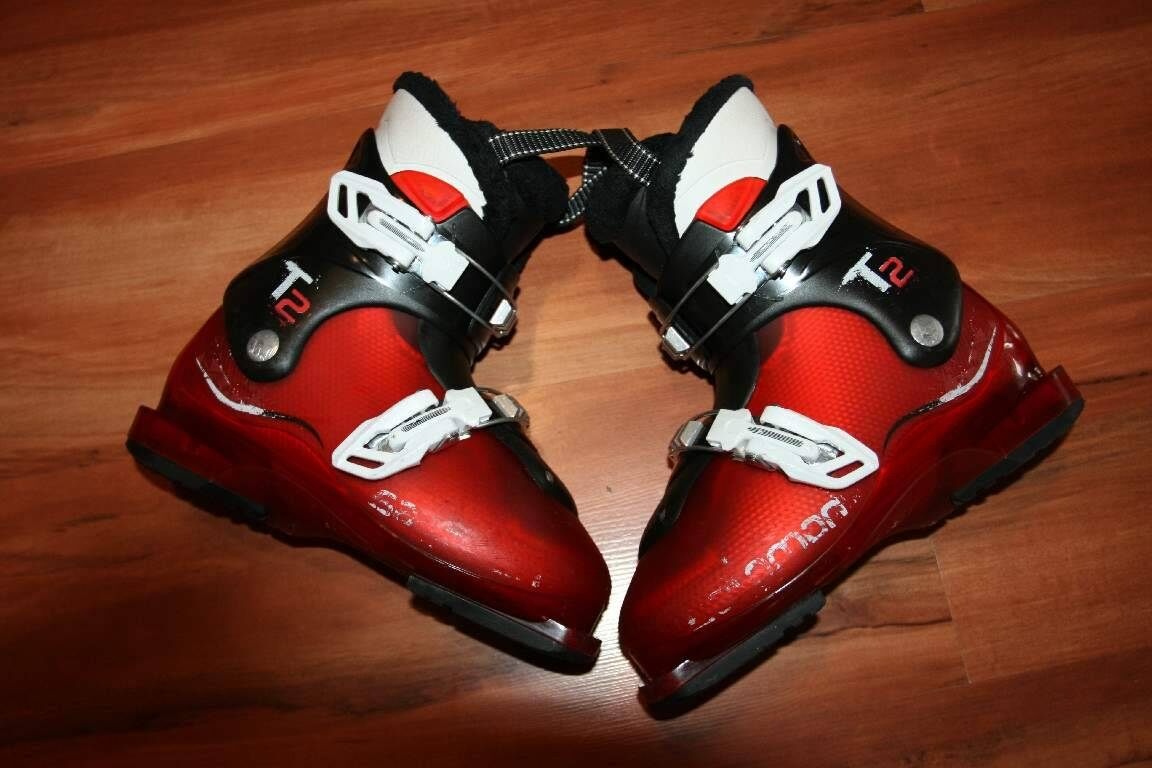 lyže dynamic 110 cm , lyžaky Salomon - 8