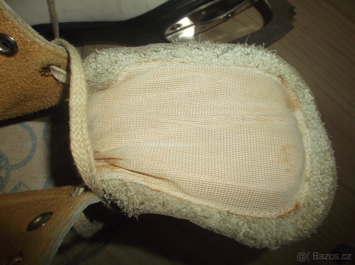 Brusle lední Botas v 38 kožené Brno - 8