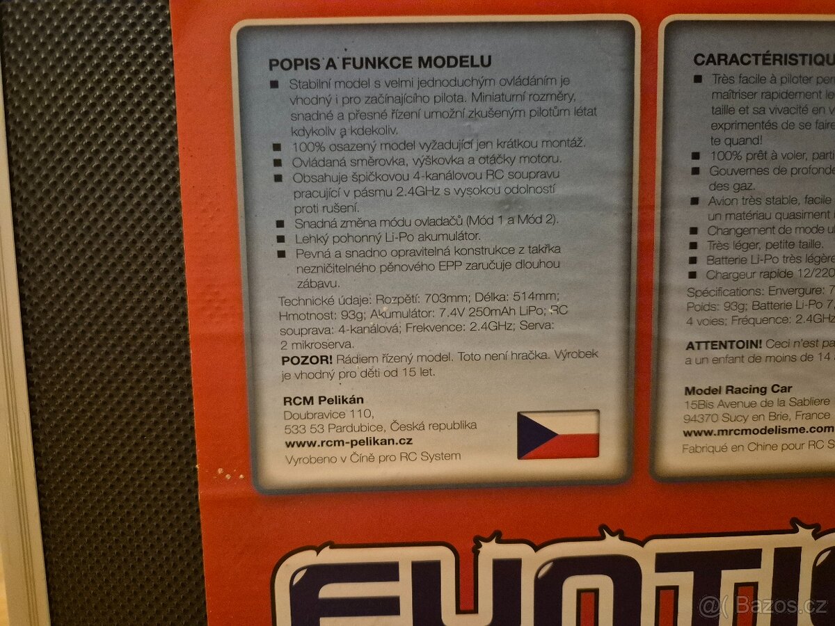 Model - větroň FUNTIC RC3922X - 8
