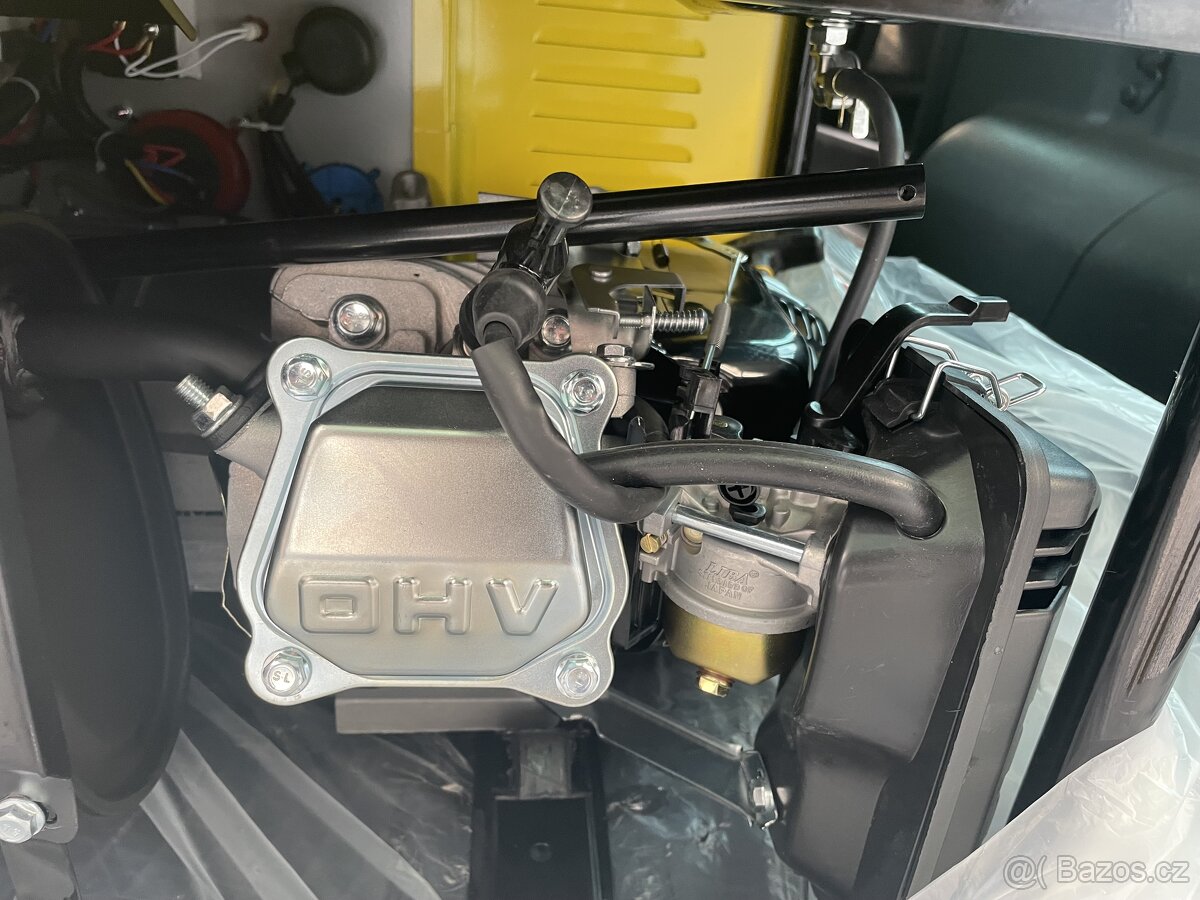 Nová benzínová elektrocentrála 230/400V 3,9/7,3kW - 8