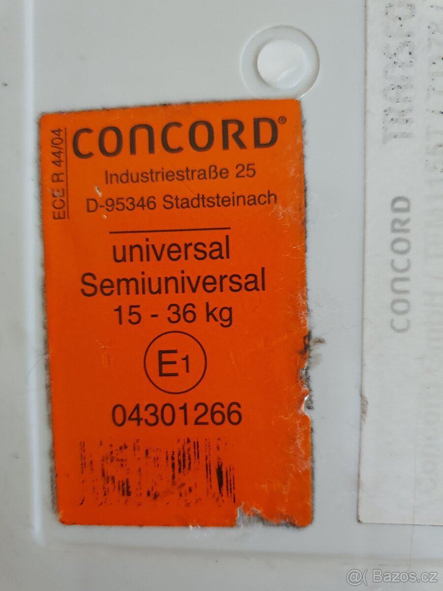 Autosedačka Concord Transformer T 15-36 kg - 8