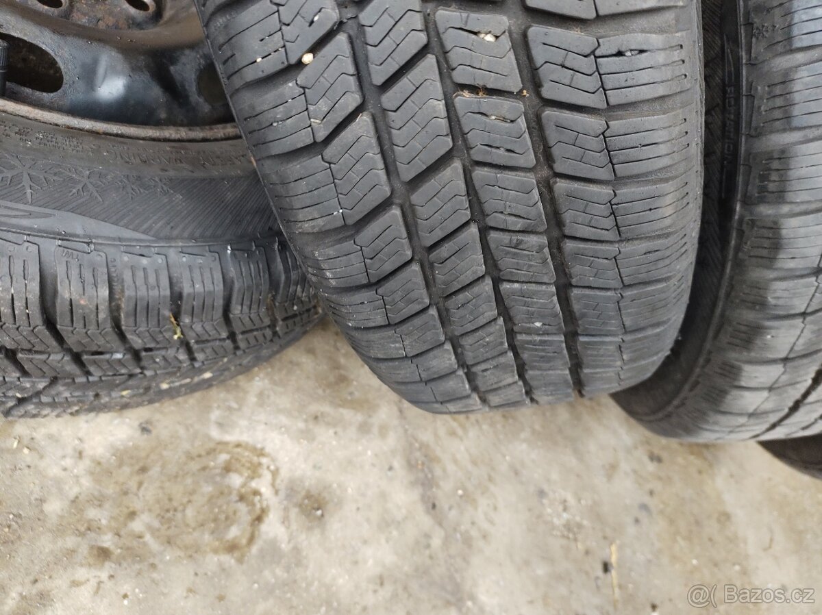 185/60 R14 M+S ZIMNÍ BARUM POLARIS 7mm + DISKY 5X100 FABIA - 8