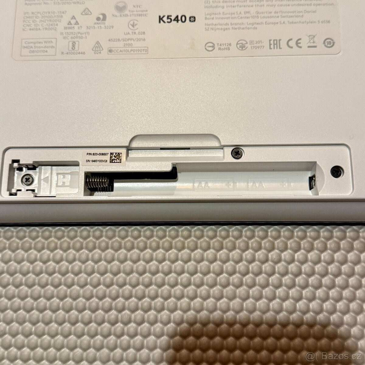 Logitech MK540 bezdrátová klávesnice + M310 Myš - 8