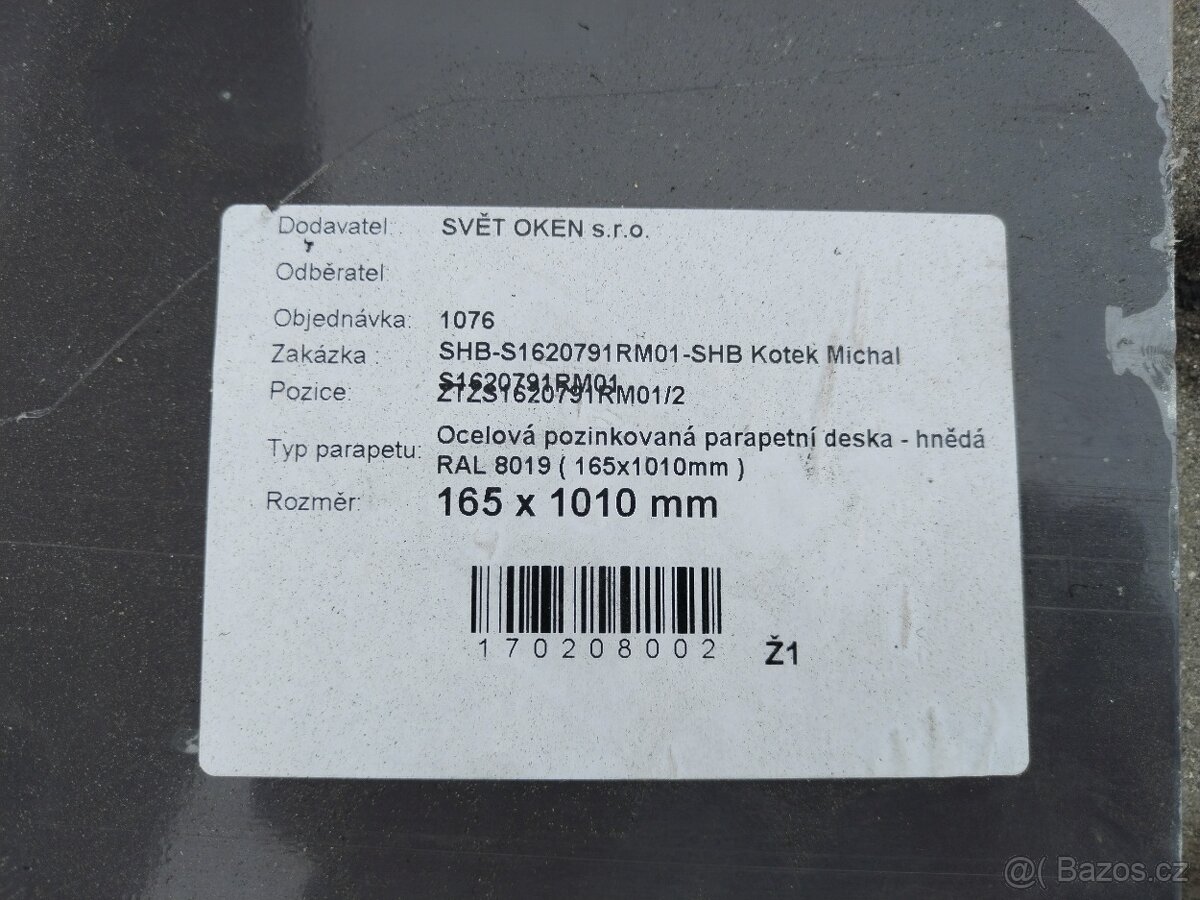 Venkovní parapety - 8